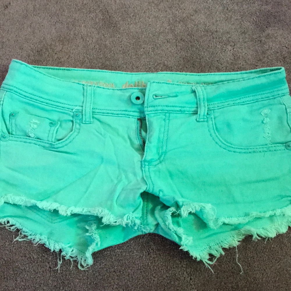 Seafoam Green Shorts